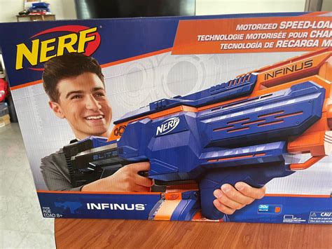 Infinus Nerf N Strike Elite Toy Motorized Blaster With Speed Load