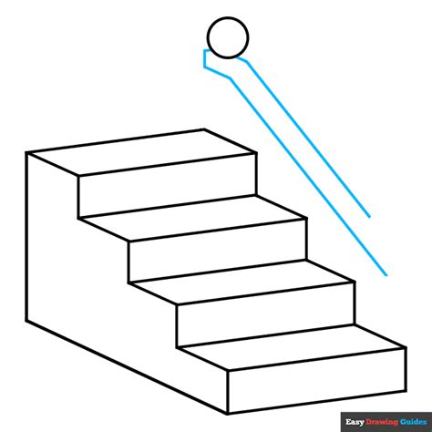 how to draw steps easy