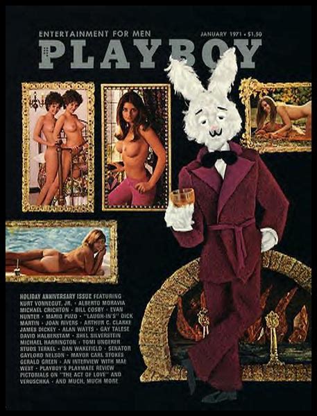 The Cover Playboy Magazine January 1971 Vol 18 No 1