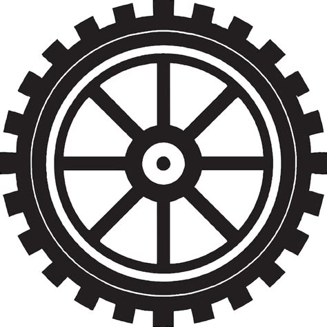 Diseño de icono de engranaje Steampunk Vector Premium