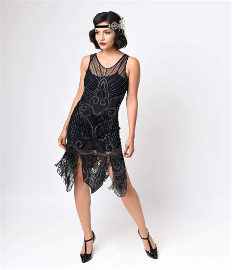 Great Gatsby Themed Party Fringe Flapper Dress 1920s Dress Dresses