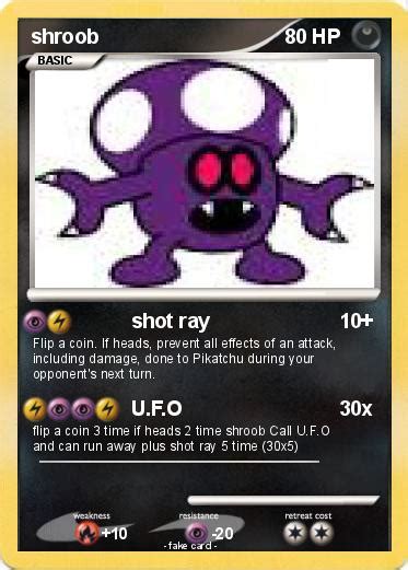 Pokémon Shroob 60 60 Shot Ray My Pokemon Card