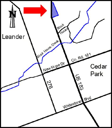 Leander Map 03 | Knight Real Estate | Austin & Central Texas