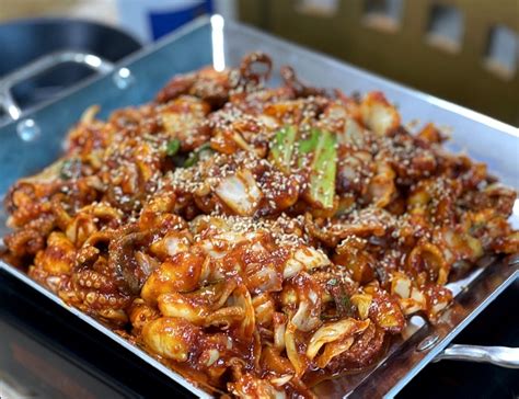 원주 맛집 치악산 매콤한 쭈꾸미 철판 맛집 관설동 돗가비불쭈꾸미 네이버 블로그