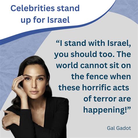 Celebrities standing with Israel - Jewish Queensland