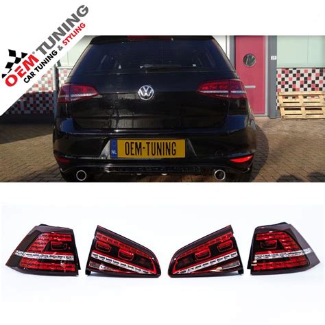 Golf Led Achterlichten Dynamisch Kersenrood Oem Design