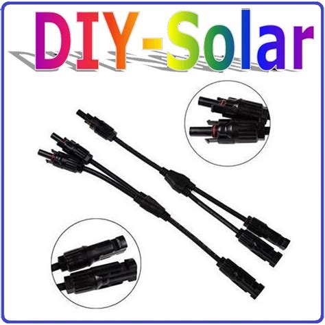 Waterproof Ip Mc Y Branch Pv Connector Mc Solar Panel Connector