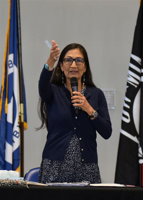 Road To Healing Secretary Haaland Visits Mille Lacs Reservation