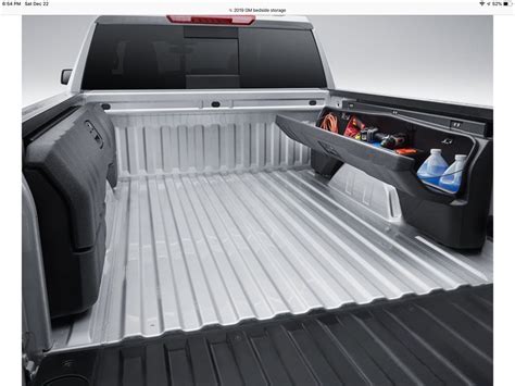 Side Mounted Bed Storage 2019 2025 Silverado And Sierra Gm