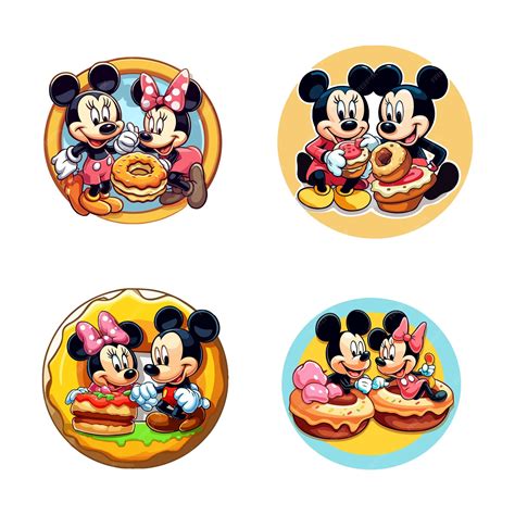 Premium Vector | A collection of disney stickers that are labeled disney