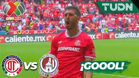 El Goleador Paulinho Define De Primera Toluca Atl San Luis