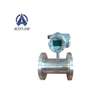 High Precision Liquid Turbine Flowmeter Dn100 Flange Type Turbine Flow