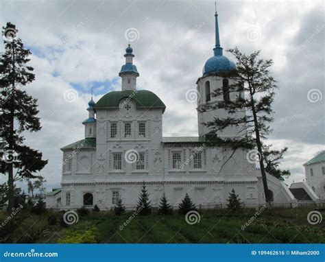 Buryatia, Monastery on the Shore of Lake Baikal. Stock Photo - Image of ...