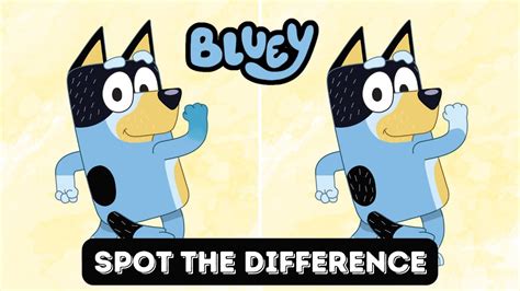 Bluey Spot The Difference For Parents And Kids Brain Training