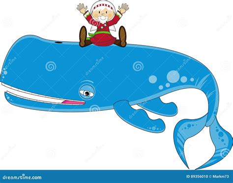 Jonah And The Whale Cartoon Vector | CartoonDealer.com #89356335