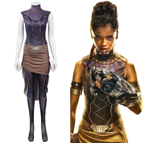 BLACK PANTHER WAKANDA Forever Shuri Cosplay Costume Jumpsuit Party