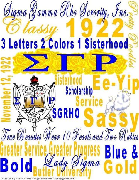 Sigma Gamma Rho Colors