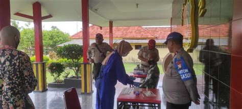 Swab Antigen Kepada Casis Diktuk Bintara Polri Gelombang Ii T A