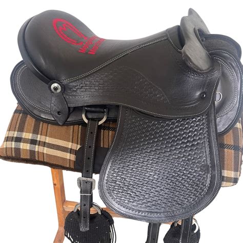 Sela De Cabeça Para Cavalo - Sela australiana de cabeça em couro legítimo para cavalo/mula - Selaria ...