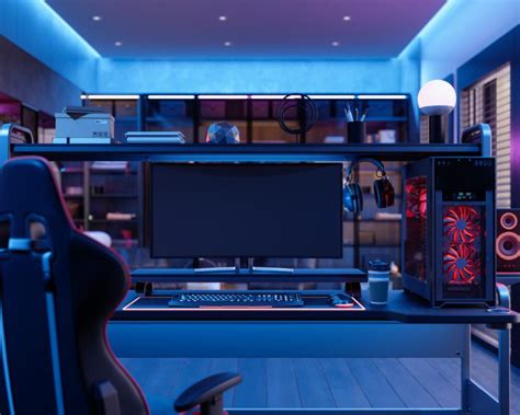 quarto gamer  passos   inspiracoes  montar  decoracao