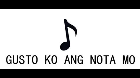 Aleck Bovick Gusto Ko Ang Nota Mo Lyrics YouTube