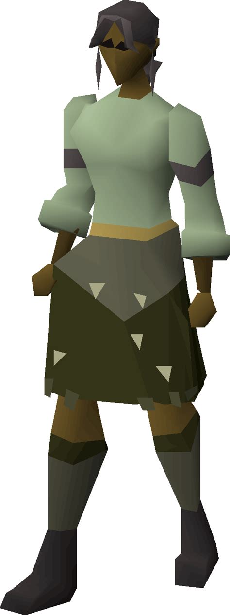 File Karils Leatherskirt Equipped Female Png Osrs Wiki