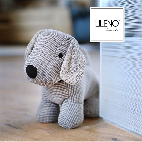 LILENO HOME Türstopper Tier als Hund grau Lileno Home