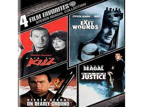 4 Film Favorites Steven Seagal Action Dvd Exit Hard To Out For On