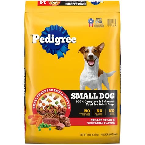 Pedigree Adult Small Dog Dry Dog Food - Grilled Steak and Vegetable