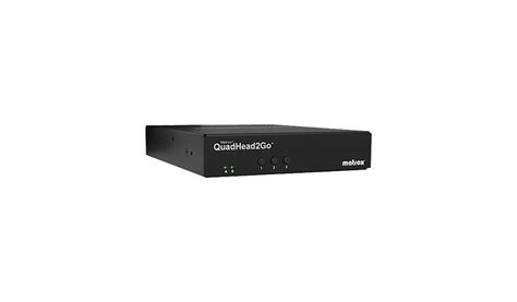 Matrox QuadHead2Go - video wall controller - Q2G-DP4K - Audio Equipment ...