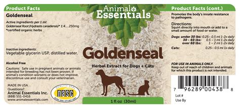 Goldenseal - Animal Essentials