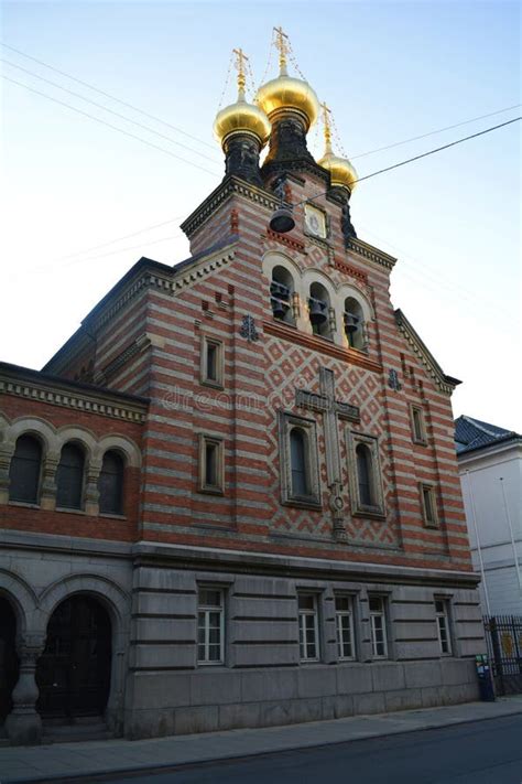 Copenhagen Denmark July 2021 Exterior Of The Alexander Nevsky