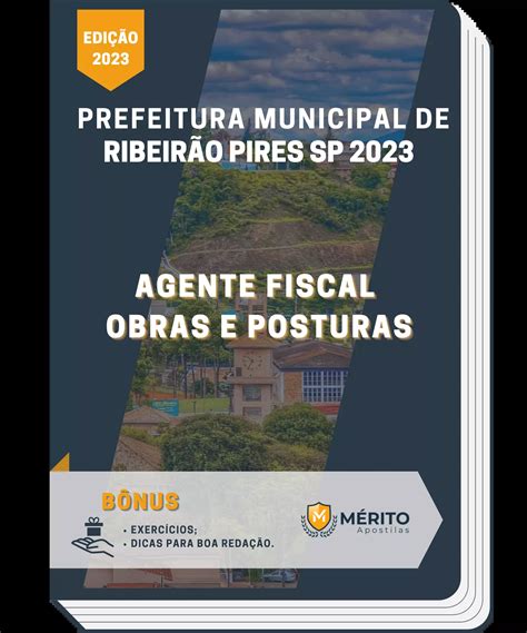 Apostila Agente Fiscal Obras E Posturas Prefeitura de Ribeirão Pires SP