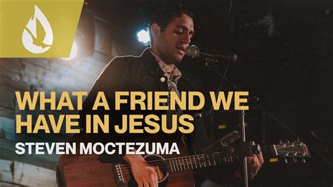 What A Friend We Have In Jesus With Lyrics Acoustic Worship Cover By Steven Moctezuma On Vimeo