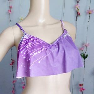 Wildfox Swim Nwt Wildfox Bikini Top Fireworks Ruffle Poshmark