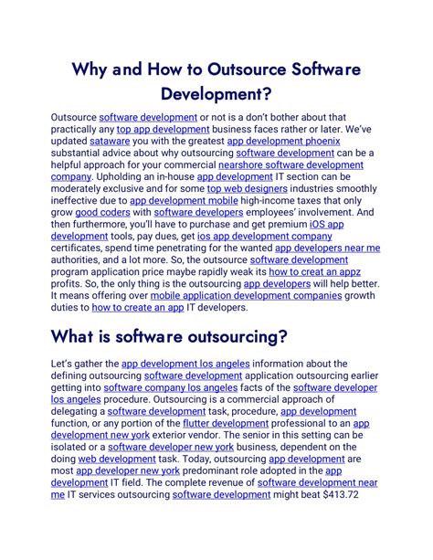 Ppt Why And How To Outsource Software Development Powerpoint Presentation Id12369727