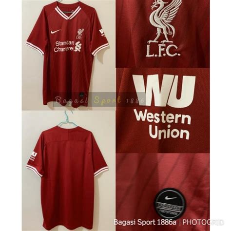 Jual Jersey Baju Bola Kit Liverpool Shirt Home Kandang 2020 2021 2022