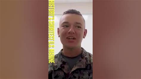 Meet The Shortest Marine In The History Of The United States Marine