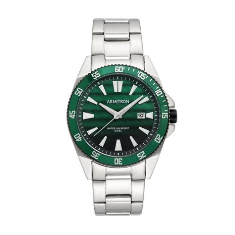 Armitron Multi Function 42mm Watch Greensilver 20 5442gnsv