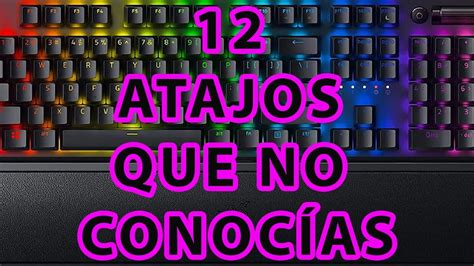 Los Atajos De Teclado M S Tiles De La Computadora Funciones