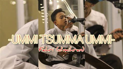 Live Perform D Mihran Musik Arabian Ummi Tsumma Ummi Fahri Youtube