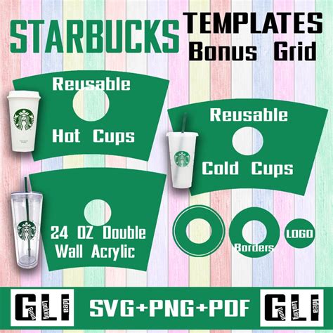 Starbucks Vinyl Wrap Svg 221 SVG File Cut Cricut