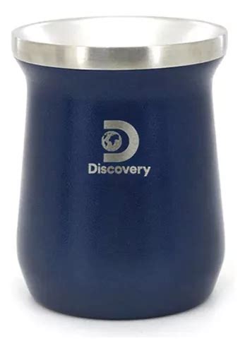 Mate Termico De Acero Inoxidable Discovery Doble Pared 236ml Color Azul