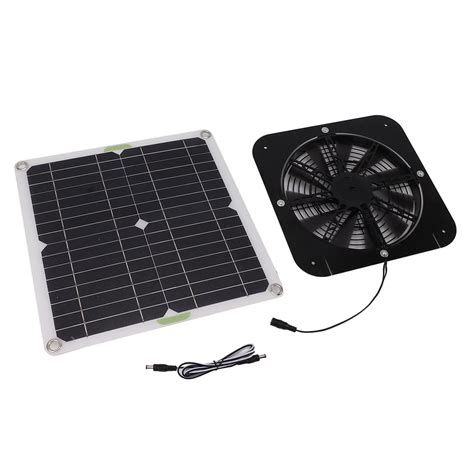 Solar Powered Greenhouse Fan 135 Inch Solar Powered Fan 100w Round Effective Cooling Solar