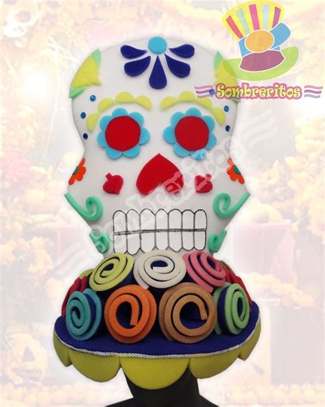 Sombrero De La Catrina En Hule Espuma - $ 110.84 en Mercado Libre