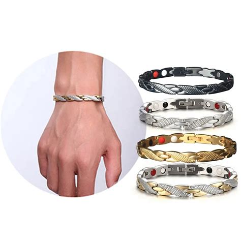 New Healthy Magnetic Bracelet For Women Power Therapy Magnets Magnetite