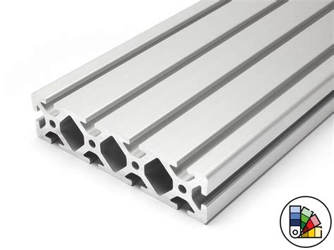 Profilé aluminium 40x160S type I rainure 8 lourd longueur de barr