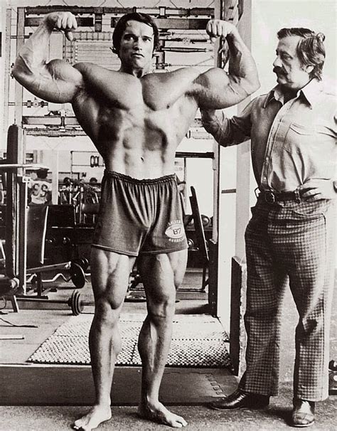 Arnold Schwarzenegger Double Biceps Famous Pose Poster