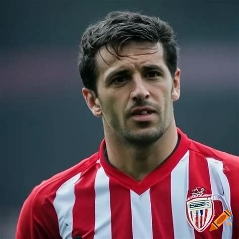 Portrait Of A 30 Year Old Basque Athletic Club Bilbao Football Player