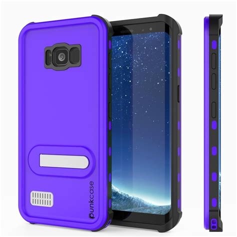 Galaxy S8 Waterproof Case, Punkcase KickStud Purple Series, [Slim Fit ...